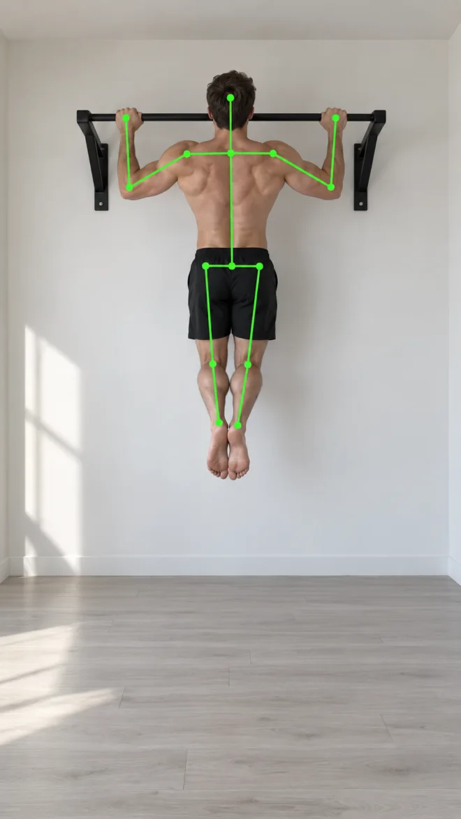 RepCap automatically tracking pull-ups during a Cindy workout